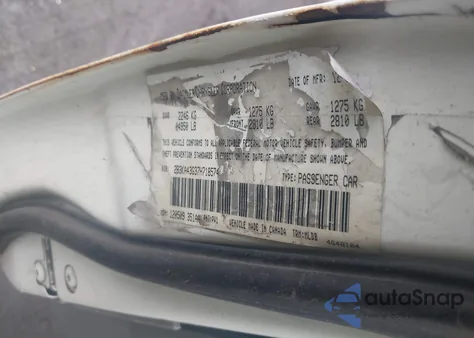 2007 Dodge Charger z USA, uszkodzony, nr VIN 2B3KA43G37H718574